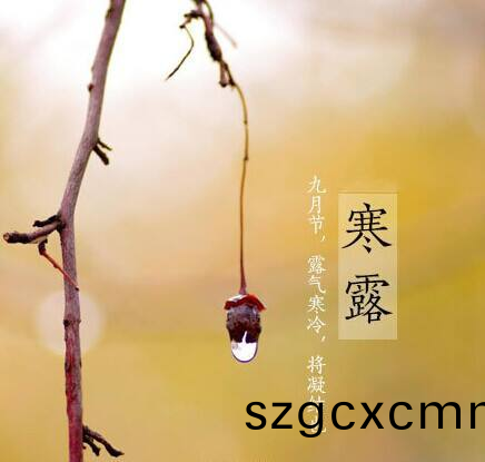 寒露至，鞦意濃